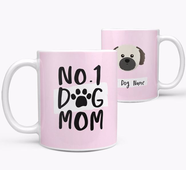 'No.1 Dog Mom' - Personalized {breedFullName} Mug